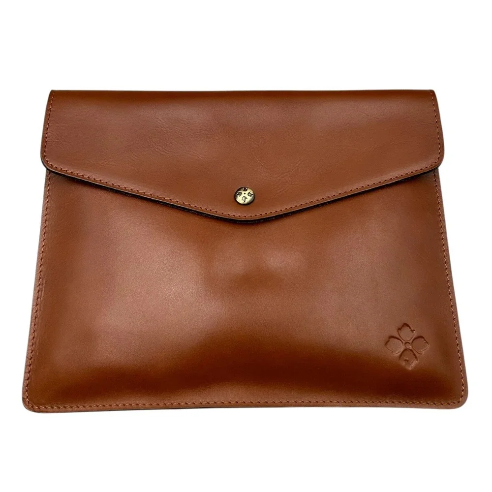 Patricia Nash Leather Tablet Holder & Passport Case Gift Set‎ Brown Matching Set